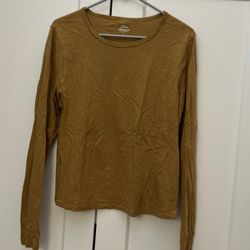 Long Sleeve J.Crew Organic Slub t-shirt